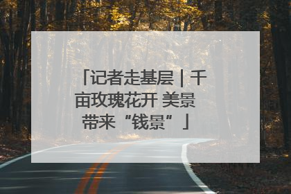 记者走基层｜千亩玫瑰花开 美景带来“钱景”